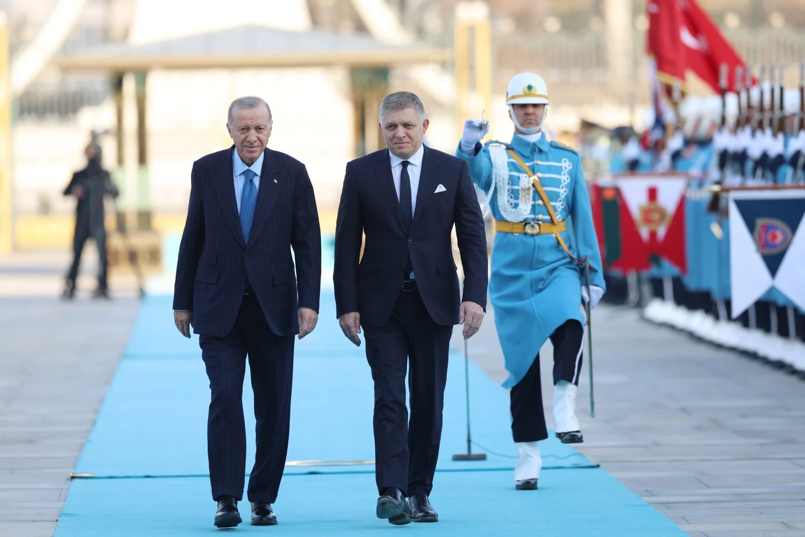 Slovakya Başbakanı Fico Ankara’da... 