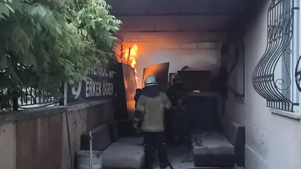  “Kazanda Çıkan Yangın Panik Yarattı”